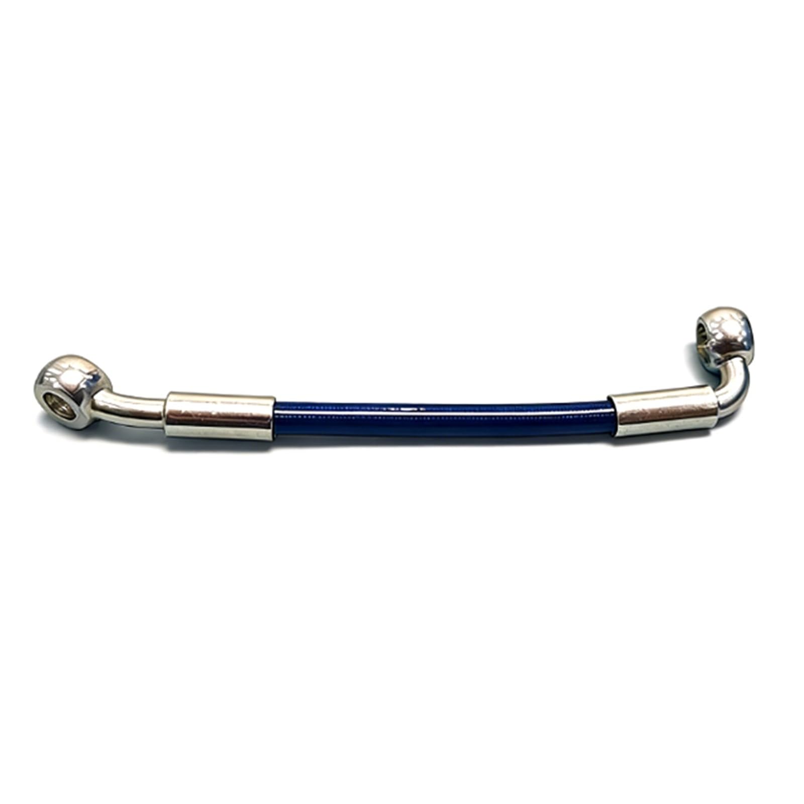 Motorcycle Brake Hose 28°-90° 30cm-500cm M8 M10 Banjo Motorcycle Hydraulic Braided Cable Brake Hose Oil Pipe Accessories(200cm)