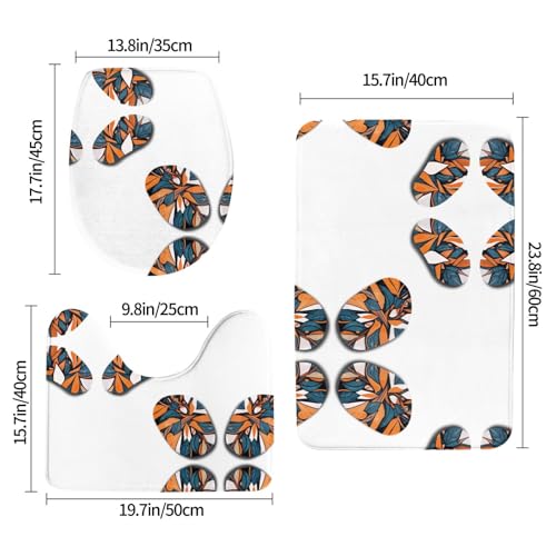 Tapis de bain rectangle WHJDPP pour sortie de baignoire et coiffeuse