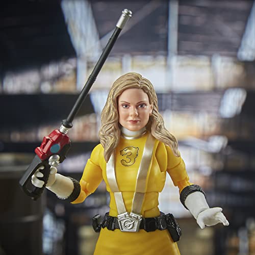 Power Rangers Lightning Collection Rpm Yellow Ranger 6-Inch Premium Collectible Action Figure Toy With Accessories, Kids Ages 4 And Up #TOP2