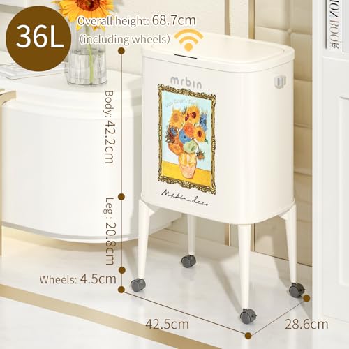 Motion Sensor Trash Can Stainless Steel