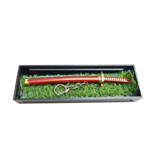 Image of UNSHARPED Metal KATANA Keychain with stand - Multicolor