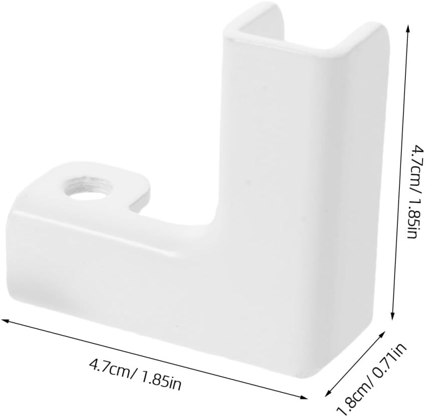 10pcs L Shaped Aluminum Alloy Glass Fixing Bracket Clip