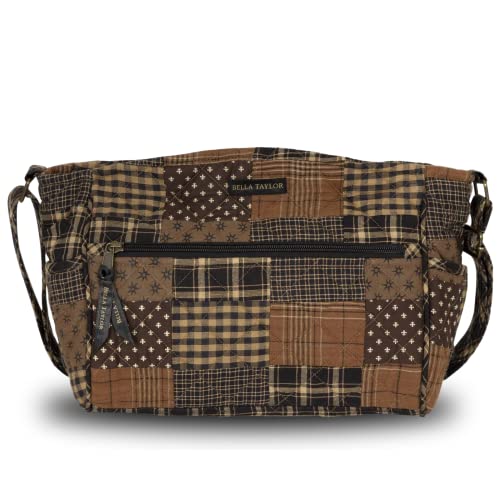 Bella Taylor Claire Crossbody Shoulder Bag, Multicompartment Purse for Women