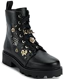 Karl Lagerfeld Paris Women's Shoes women's boots,Black, 8