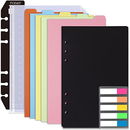 Papier vierge noir pour organiser son journal sans perdre ses notes, lot complet avec pochette