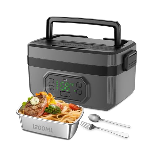 Windyupon Electric Lunch Box for Adults – Rechargeable Cordless Heated Lunch Box