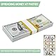 120 Blätter Prop Money,Spielgeld Dollar Scheine Originalgröße,Copy Money,Spielgeld für Kinder Kaufladen,Cash Film Play Toy Set (20 x 1$,10$,20$,50$,100$)