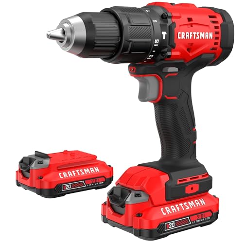CRAFTSMAN 20V MAX 1/2 Cordless Hammer Drill