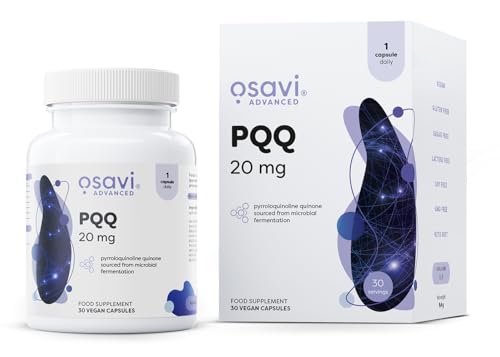 Osavi PQQ 20 mg 30 vegane Kapseln | Mikrobiell fermentiertes Pyrrolochinolinchinon für Zellgesundheit