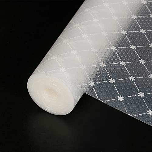 Cooyes Shelf Liners For Kitchen Cabinets, Non-Adhesive Shelf Cabinets Drawer Liner, Non-Slip Washable Refrigerator Drawers Mat For Kitchen Shelves, Pantry, Desks, Cupboard #TOP23