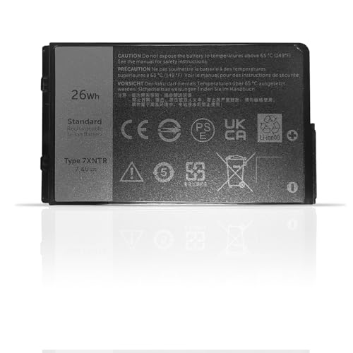 J7Htx 02Jt7D 7Xntr Fh8Rw Sostituzione Batteria Per Laptop Per Dell Latitude 7202 7212 7220 Rugged Extreme Tablet Series (7.4V 26Wh)
