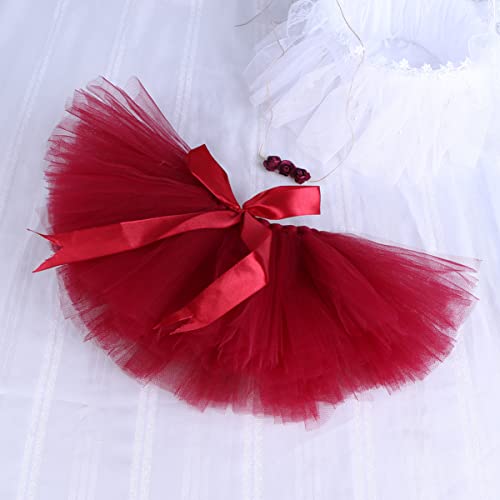 Abaodam Vestido De Tutu De Dança De Balé Saia Tutu Tule Roupas De Meninas Vestir Saias De Dança De B