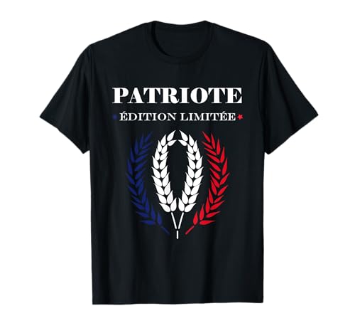 Amour Patrie Drapeau français Patriotisme France Patriote T-Shirt