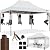 Cobizi Heavy Duty 10x15 Pop up Canopy Tent with sidewall, Easy up Canopy Outdoor Tent for Backyard Party Wedding, Event Shelter Commercial tent with Roller Bag Waterproof UV 50+ (Upgraded Legs), White