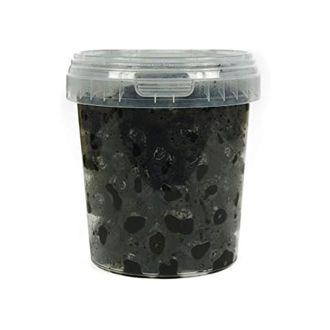 Hymor schwarze Oliven - 3x 595g Behälter - Oliven aus Marokko mit Stein Marokkanische Olive eingelegt in Lake vegan Cover