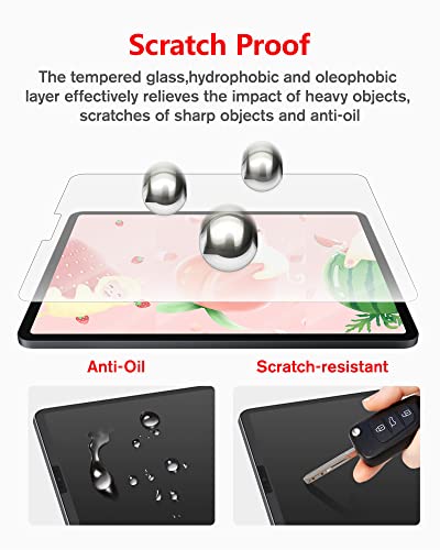 Bersem Paperfeel Glass Screen Protector Compatible With Ipad Pro 12.9 Inch (2022 & 2021 & 2020 & 2018), Ipad Pro 12.9 6Th / 5Th / 4Th / 3Rd Generation, [Tempered Glass] [Ez Kit] [Auto Alignment] #TOP4