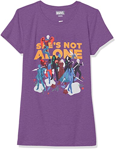 Marvel Girl's She's Not Alone T-Shirt