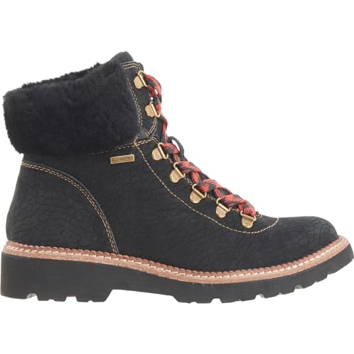 Bionica Danie Shearling Collar Lace-Up Boots - Waterproof, Insulated, (Black) (7)2