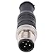 M12 5 Pin Plug, M12 5 Pin Male Connector, M12 Termination Resistor IP67 Waterproof Connector for Networks, 22AWG