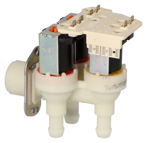 DREHFLEX - Ventiel/magneetventiel voor wasmachine compatibel met Miele - onderdeelnr. 1678013 incl. aansluitplaat apparaten zonder WPS (elektrisch waterstopsysteem) - Image 8