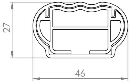 Barre Portatutto Compatibili Con Ford Focus III SW Dal 2011 Al 2018 - Solo Per Railing Chiusi - Antifurto - Omologate - Portata 90 Kg - Alluminio