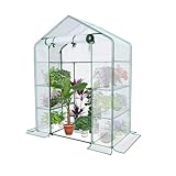 kaitou ビニール温室 ワイド ビニールハウス ガーデンハウス 植物 ベランダ DIY 観葉植物 ガーデン フラワー ラック 家庭菜園 花 多肉植物 サボテン 家庭用