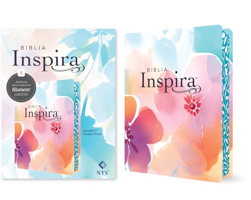Biblia Inspira NTV con Filament (SentiPiel, Paraíso floral) (Spanish Edition)