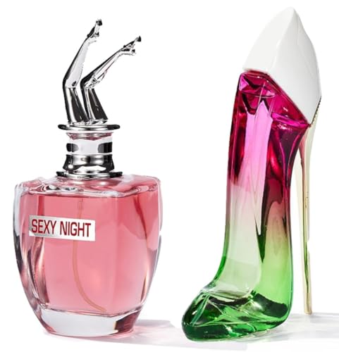 Image of Pack of 2 Women’s Perfumes – Crystalline Eau de Parfum 85ml & Sexy Night Eau de Parfum 100ml – Long Lasting Fragrance – Fresh, Jasmine, Gardenia & Floral Notes – EDP Gift Set for Women
