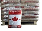 Pellet Canadese Professionale da Riscaldamento di ABETE ROSSO 80% + ABETE BIANCO 20%, 2 Sacchi da 15 kg