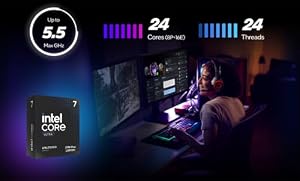 Micro Center CPU Motherboard Combo -Intel Core Ultra 7 270K Plus 24 cores up to 5.5 GHz Desktop Processor with Tuf Gaming Z890-Plus WiFi LGA 1851 ATX Motherboard — photo 2 of 6