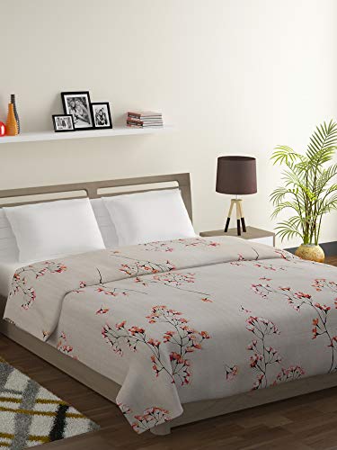 Image of Swayam Double Size AC Comforter | 254 cm X 228 cm | Green, 150 GSM | Comes with Health Layer : Prevents oozing Out of Fibre