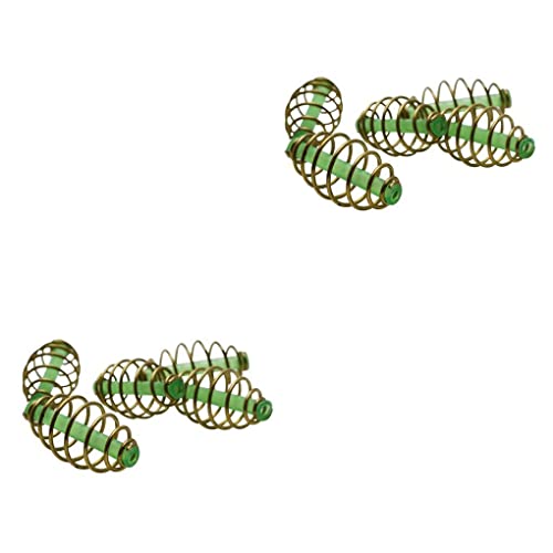 SUIOPPYUW 2 Satz von Angeln Spring Feeder Bait Cage Methode Salzwasser Tackle S