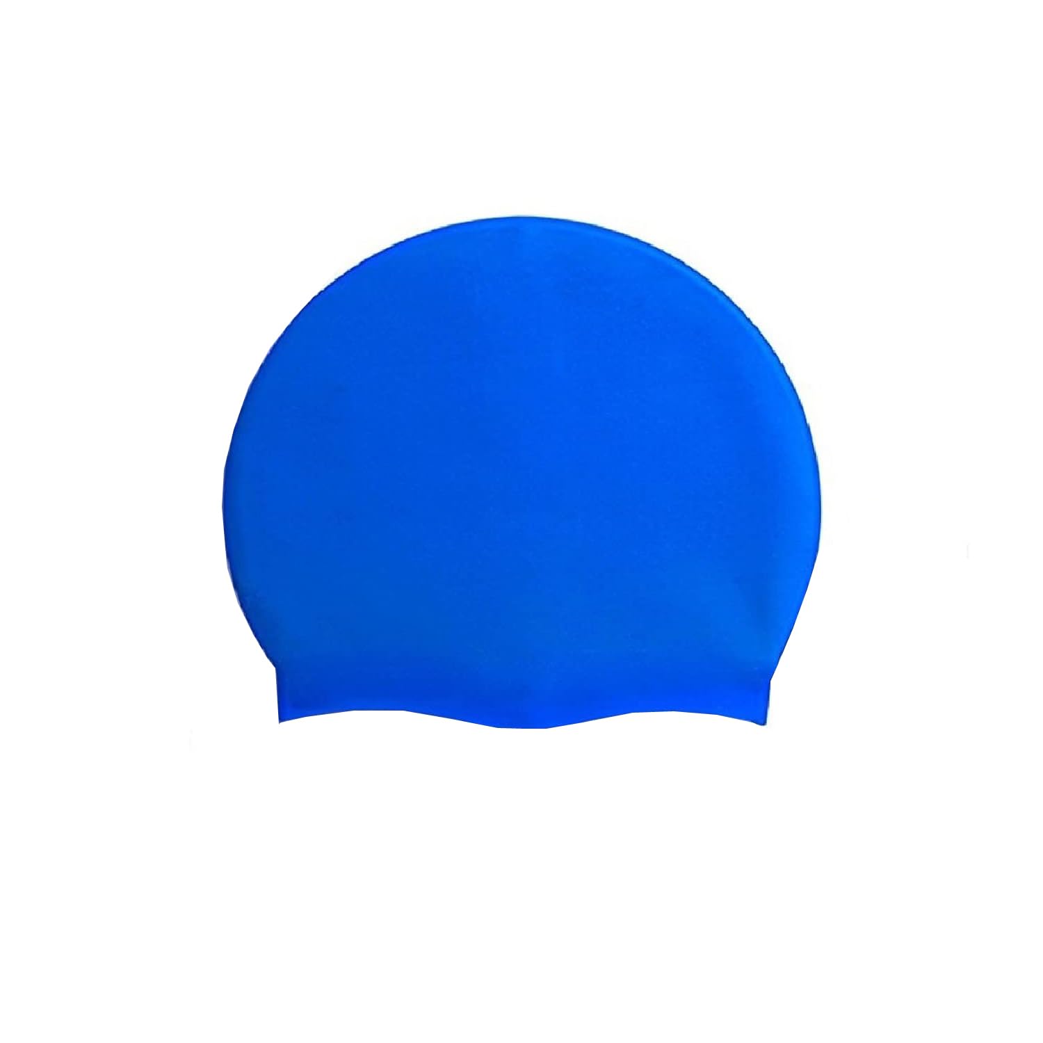 KORBAX Silicone Swim Cap, Waterproof Blue Swimming Cap For Men, Women, Boys & Girls (B0C8G74BK9) Amazon Price History, Amazon Price Tracker