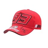 Fyon Motorcycle Caps Marquez 93 Cap 100 Percent Cotton Cap Hat Baseball Cap Adjustable Size for Men