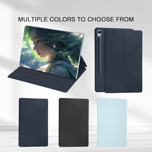 Image of Magnetic Case for Samsung Galaxy Tab S10 FE /S9 FE 10.9 Inch /S9 11 Inch (SM-X520 /X526B /X510 /X516B /X710 /X716B) Tablet with S-Pen Holder, Auto Wake /Sleep Smart Tablet Cover, Grey