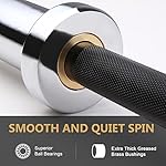 LIONSCOOL 16"/20” Loadable Dumbbells Pairs in Commercial Grade, Heavy Duty Olympic Dumbbell Bar/Handle for Strength Training, Compatible with 2’’ Standard Plates - Image 4