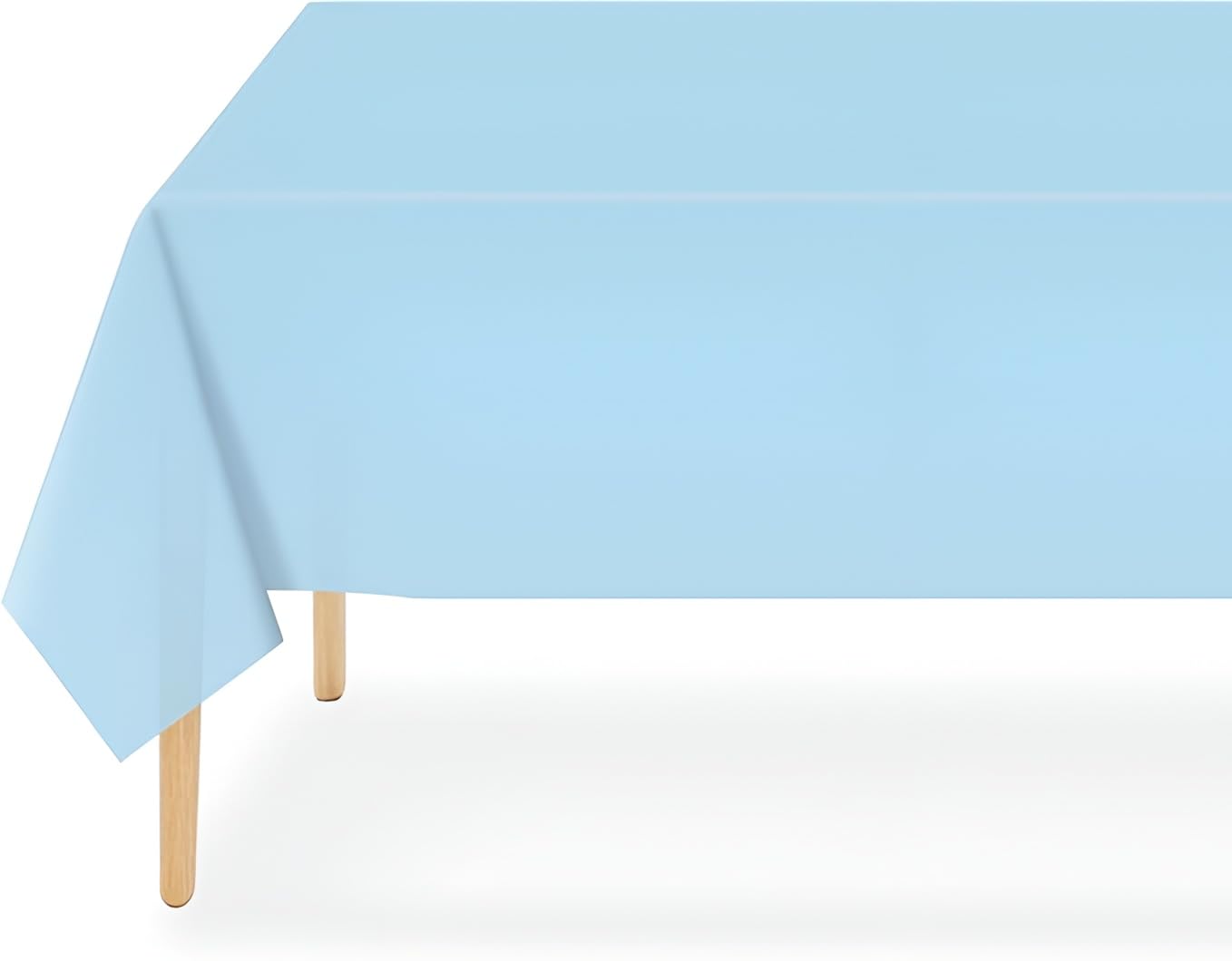 GREATRIL Disposable Table Cover - 54 x 72 Inch Rectangular Tablecloth | Waterproof, Spill-Proof, and Easy to Clean | Ideal for Parties, Events, Picnics (Blue)-image-32