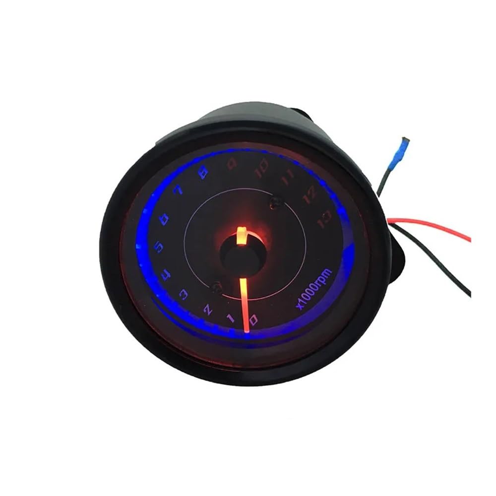 Contagiri contachilometri Indicatore Di Direzione Del Motociclo Indicatore Luminoso Display Tachimetro DC 12V Contagiri Display Digitale A LED Modificato Calibro Per Moto