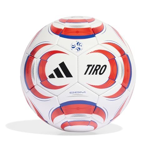 adidas Unisex-Adult Tiro Com, White/Black/Lucid Red, 4