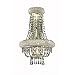 Elegant Lighting V1803W12SC/SA Primo - Two Light Wall Sconce, Crystal Style Options: Clear Spectra Swarovski
