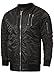 Rstrict & General Mens Hipster Basic Bomber Jacket W/Zipper Details