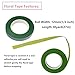 Swpohrat 50 pcs 2 Guage 11.8 Inch Floral Stem Wire and 4 Rolls 1/2 Inch Wide Green Floral Tape for Craft Pipe Cleaner Bouquet,Wedding Bouquet,Flower Pens,Arts and Crafts Making