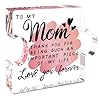 Gifts for Mom Mothers Day Gifts from Daughter Son Best Mom Ever Gift Mom Birthday Present Puzzle Shaped Acrylic Plaque Desk Decorations PresentMom pink