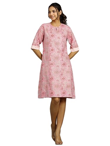 Image of Ravaiyaa - Attitude is everything Womens Soft Crepe Silk Casual Dress Summer Floral Printed Dress Ladies Tank Midi Sundress