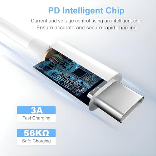 Image of Google Pixel 30W Original Type C to Type C Fast Charging Cable For Pixel Pixel 8 Pro,8,8a Pixel 7 Pro, 7,7A, Pixel 6 Pro, 6,6A, Pixel 5 /4, Chromebook, Watch, Buds,Nothing Phone 2 /1, 30 watt, White