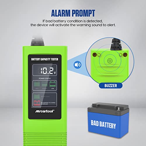 Mr Cartool Car Battery Capacity Tester B50 Battery Voltage Display 12V 24V Load Current Status Voltage Monitor For Vehicles Motorcycle #TOP6