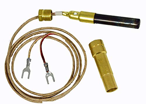 FIXITSHOP US Merchant 36" Fireplace Thermopile for SIT 820 Valve Nova Gas Logs 250-750 Millivolt Free PG9 Adapter -  FIXITSHOP CORP ®, PIL-01008 F