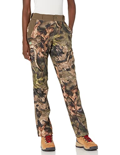 Nomad Women's Standard Pursuit Hunting/Outdoors Pants with Adjustable Waistband, Mossy Oak Droptine Camo, X-Large