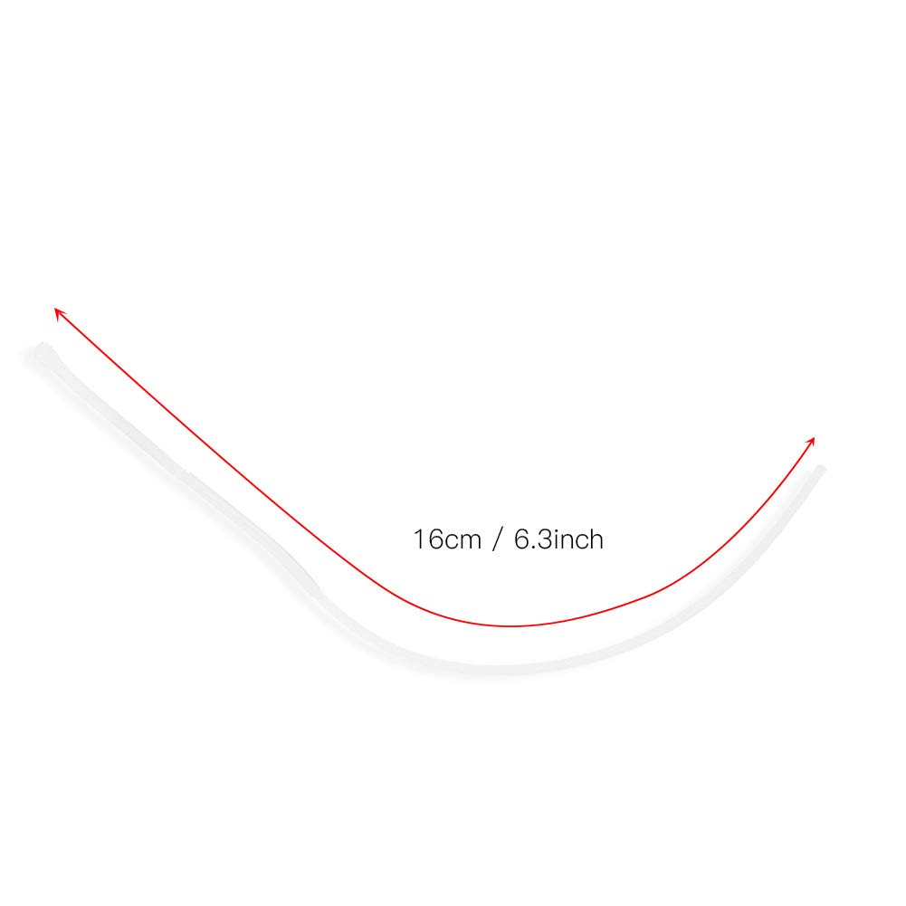 10PCS 30LB/50LB Fly Fishing Line Loops Connector Braided Fly Loop Line Fishing Tackle Accessory(White 50LB)