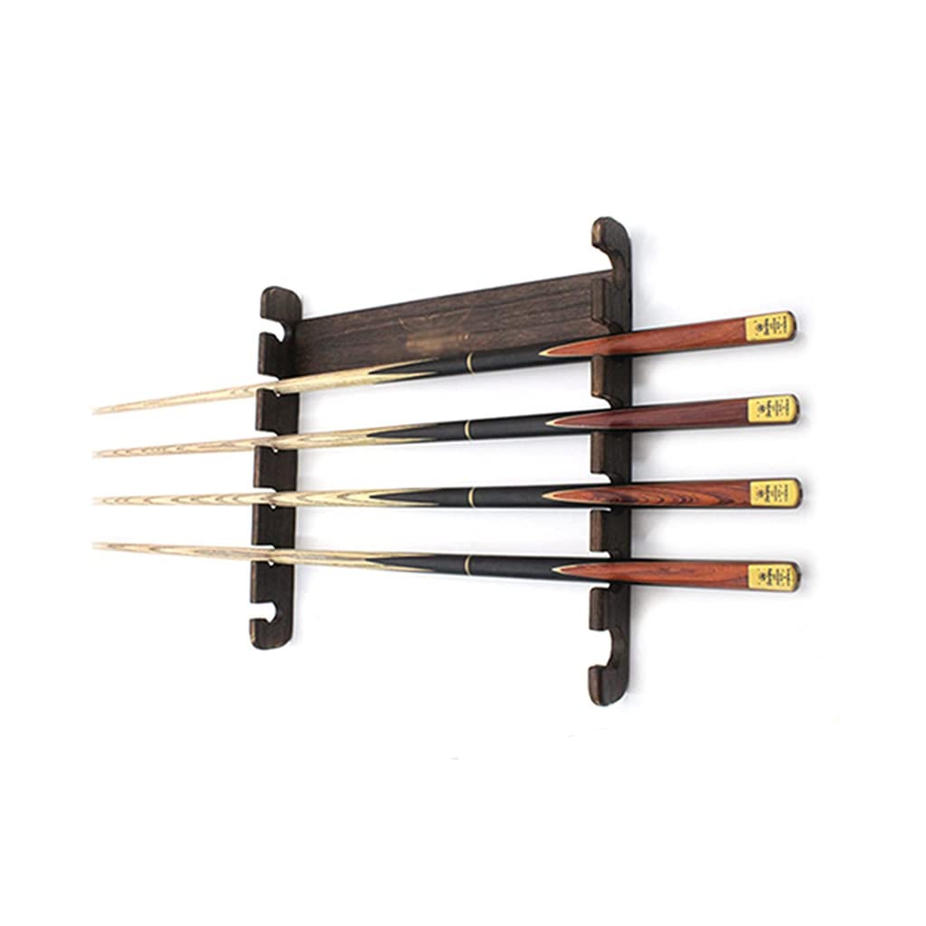 TBLOTYD 6 Billiard Pool Cue Rack,Display Floor Pool Cue Storage Stand,Wall Mounted Wooden Pool Cue Organizers Rack, Small Pool Cue Rack Billiards Stick Holder,
